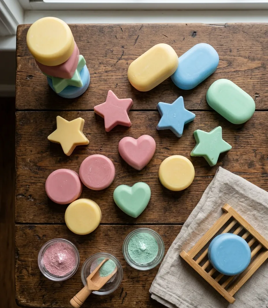 6 Melt and Pour Soap Recipes for Kids — Safe Colors, Fun Shapes