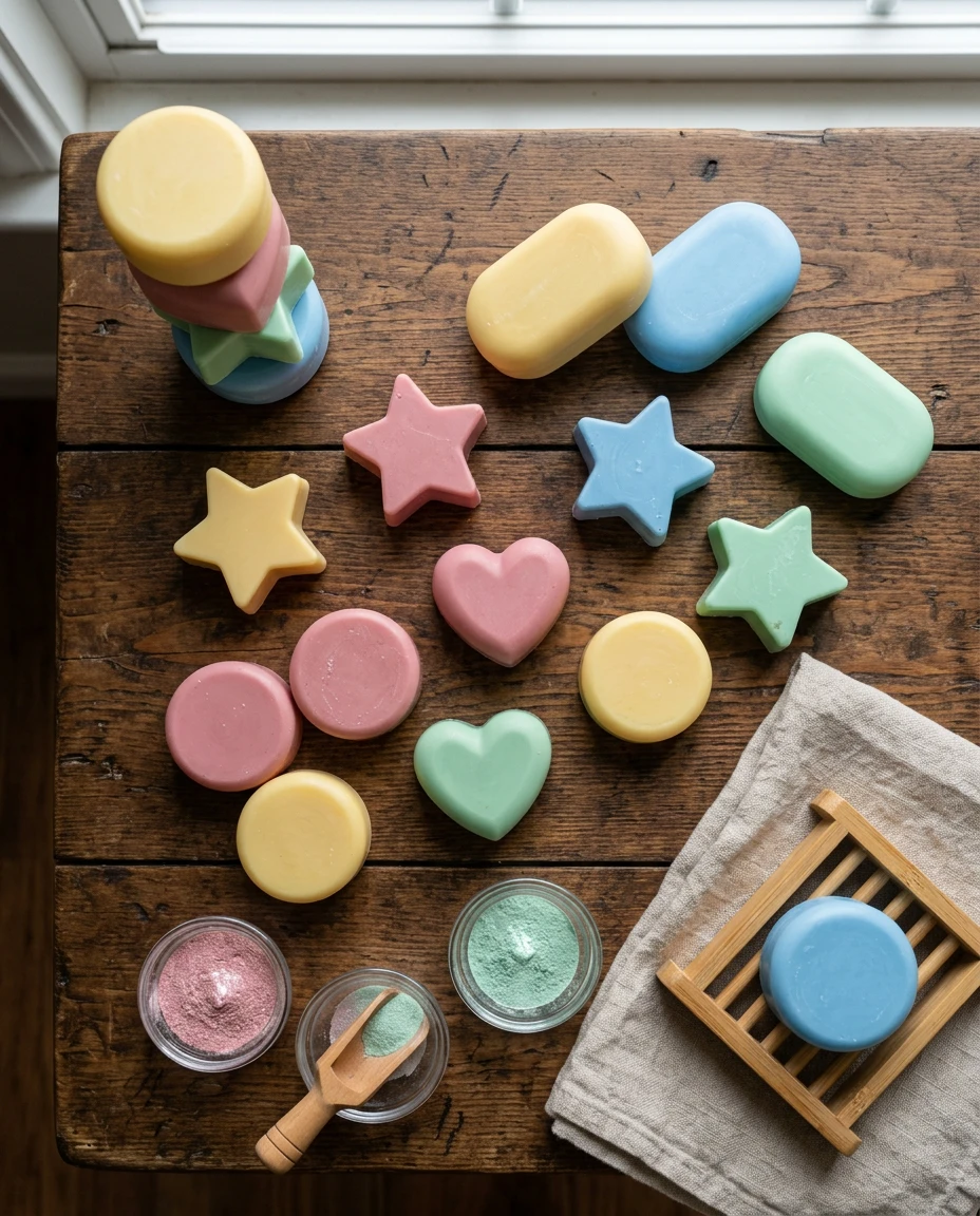 6 Melt and Pour Soap Recipes for Kids — Safe Colors, Fun Shapes